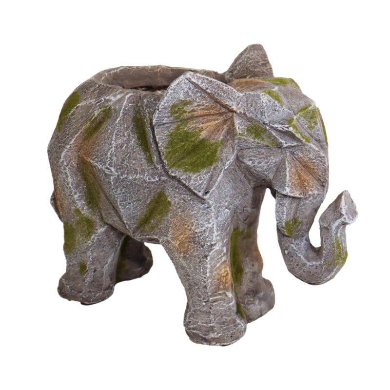 Dārza dekors Puķu pods Zilonītis 37x18x30cm