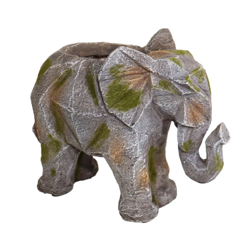 Dārza dekors Puķu pods Zilonītis 37x18x30cm