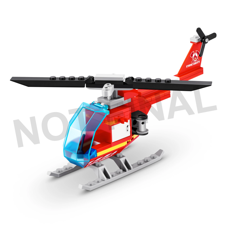 MAX CITY Klucīši Ugunsdzēsēju depo, 265 gab.