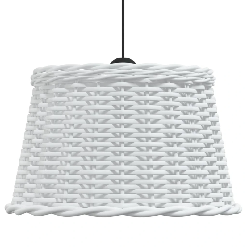 vidaXL Lubinio šviestuvo gaubtas, baltos spalvos, 45x28cm, pintas