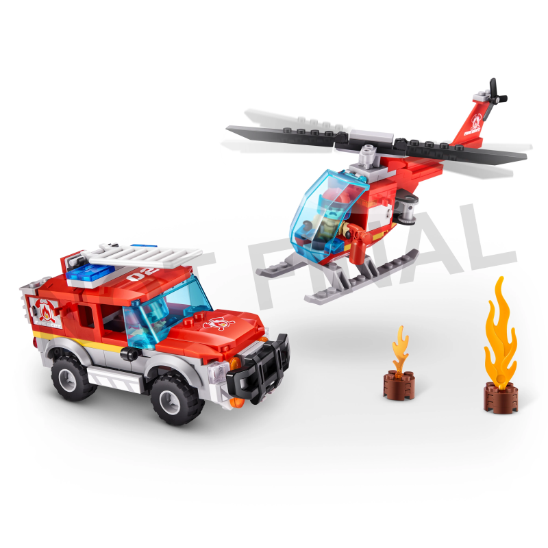 MAX CITY Klucīši Ugunsdzēsēju depo, 265 gab.