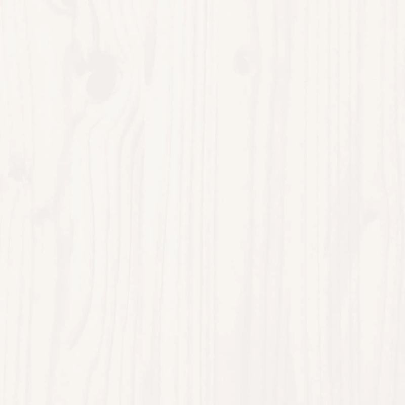 vidaXL 5-daļīgs dārza mēbeļu komplekts, priedes masīvkoks, balts