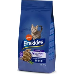 Fasēta barība Brekkies Cat Complet 0,25kg - pilnvērtīga barība kaķiem ar vistu, dārzeņiem un graudaugiem.