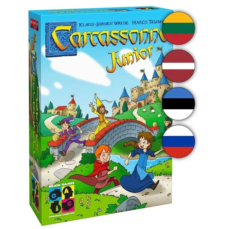 Galda spēle Carcassonne Brain Games Carcassonne Junior BRGCCJR, LT LV EE RUS