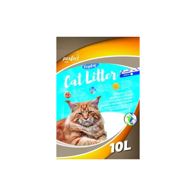 Silikona smiltis kaķiem 10l bez aromāta