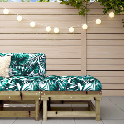 vidaXL dārza soliņš, impregnēts priedes masīvkoks