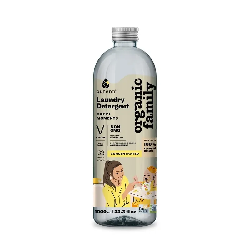 Šķidrs mazgāšanas līdzeklis Purenn for kids clothing chamomile, 1 l