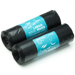 Šiukšlių maišai 200L 10vnt 40mkr, 16,