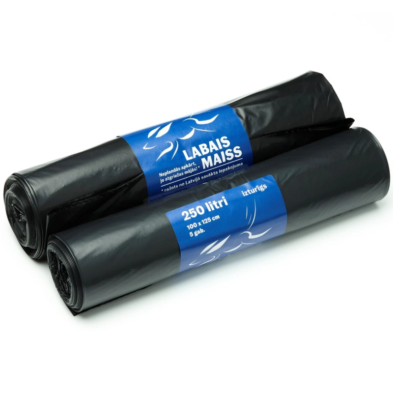 Atkritumu maisi 250L 5gb 40mkr ,10,