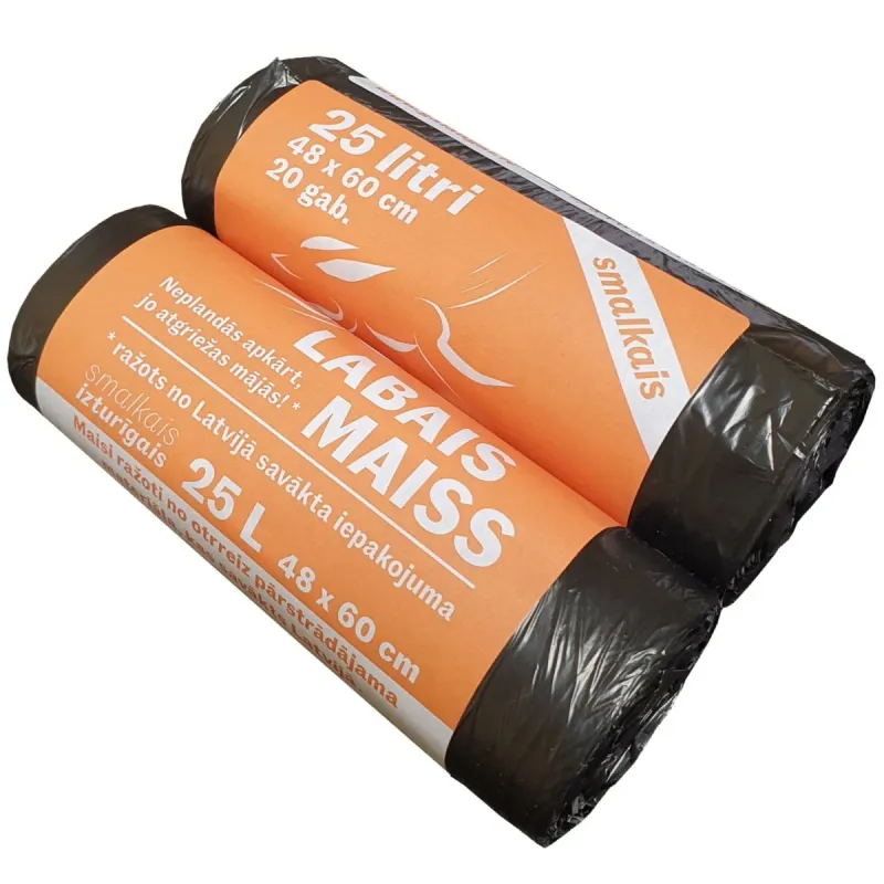Atkritumu maisi 25L 20gb 10mkr ,45,