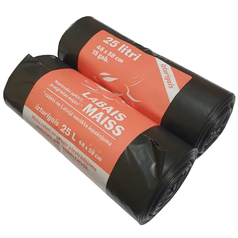 Atkritumu maisi 25L 15gb 30mkr ,50,