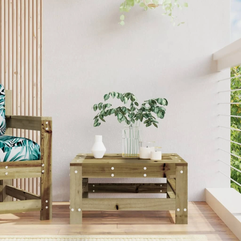 vidaXL dārza soliņš, impregnēts priedes masīvkoks