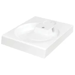 Izlietne claro grande+sif+kronš 60x75cm