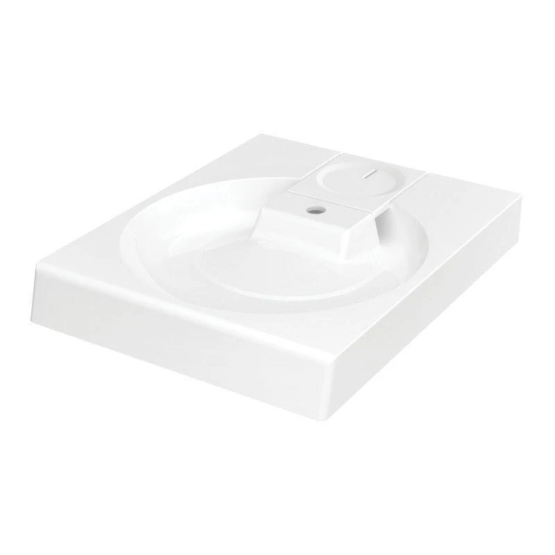 Izlietne claro grande+sif+kronš 60x75cm