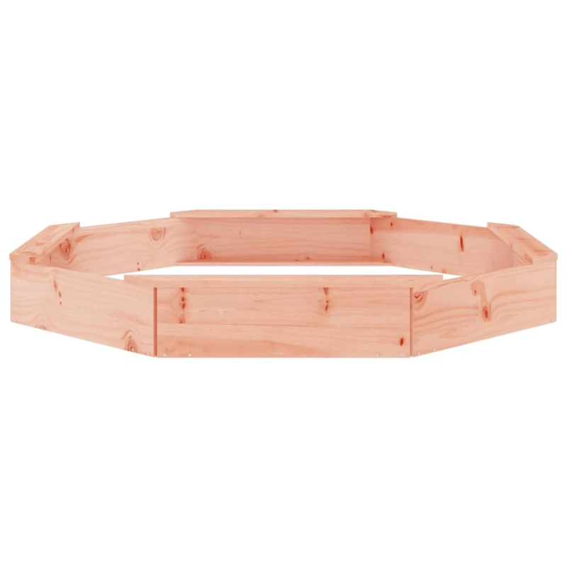 vidaXL smilšu kaste ar sēdekļiem, astoņstūra forma, Duglasa masīvkoks