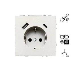 Socket+usb a+c iuk-3-01.m-ch modern ch