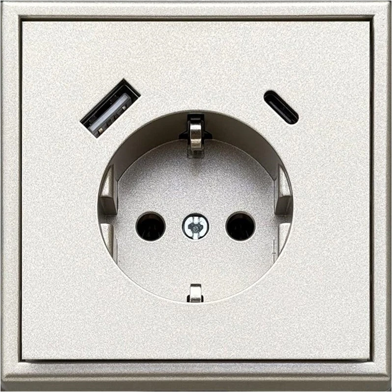 Rozete+usb a+c iuk-3-01.m-ch modern šamp