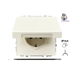 Socket LIREGUS MODERN. IP44. matte sand color