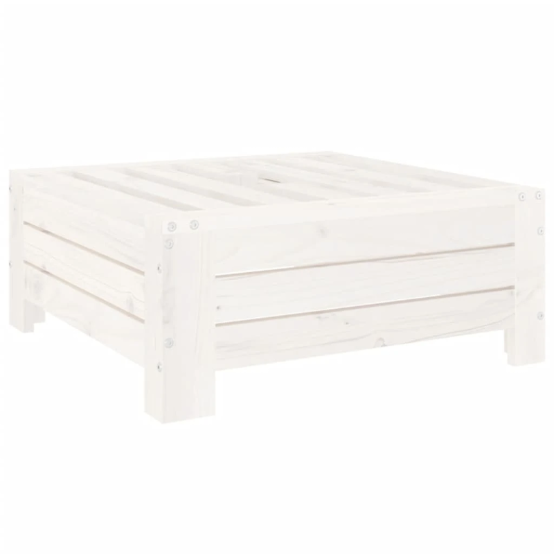 vidaXL saulessarga statīva pārsegs, balts, priedes masīvkoks