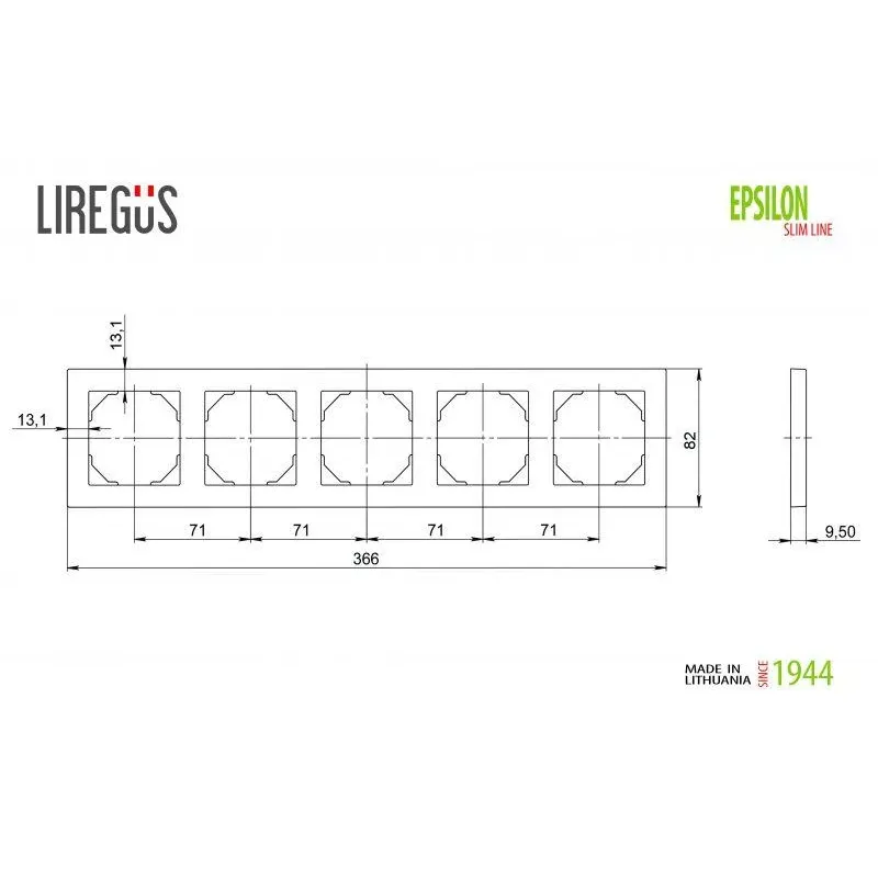 Rāmis 5PL Liregus Epsilon, metāliska