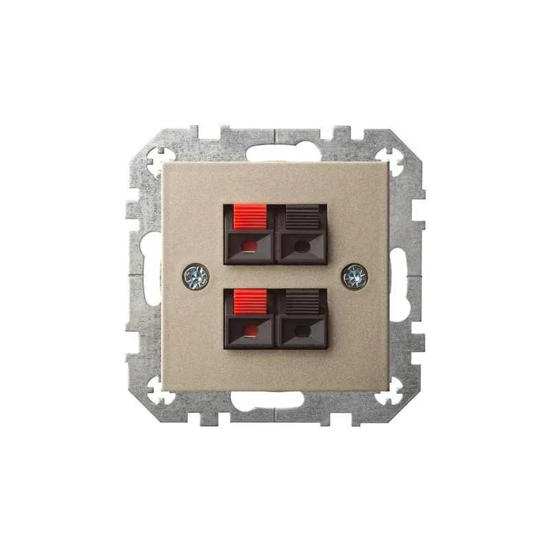 Audio skaļruņu kontaktligzda Liregus Epsilon, šampanieša