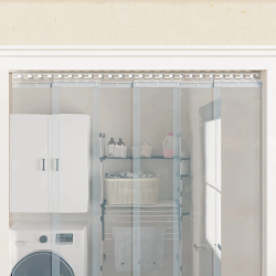 vidaXL sliede slokšņu aizkariem, 1 m, nerūsējošs tērauds