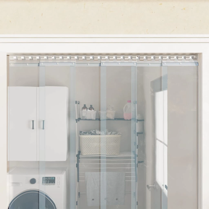 vidaXL sliede slokšņu aizkariem, 1 m, nerūsējošs tērauds