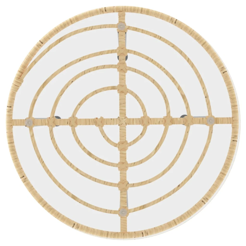 vidaXL 3-daļīgs dārza mēbeļu komplekts, PE rotangpalma