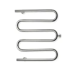 Veekütte rätikuradiator Elonika, hõbe v., 60 cm x 60 cm, 222 W