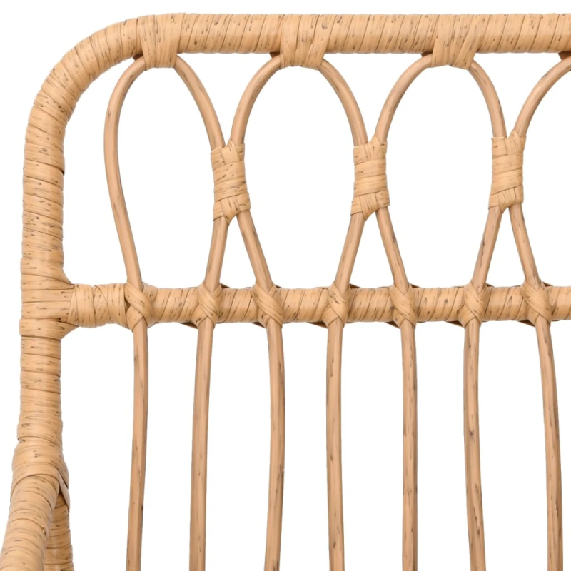 vidaXL 7-daļīgs dārza mēbeļu komplekts, PE rotangpalma