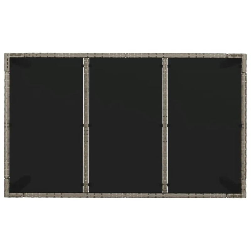 vidaXL 5-daļīgs dārza mēbeļu komplekts ar matračiem, PE rotangpalma