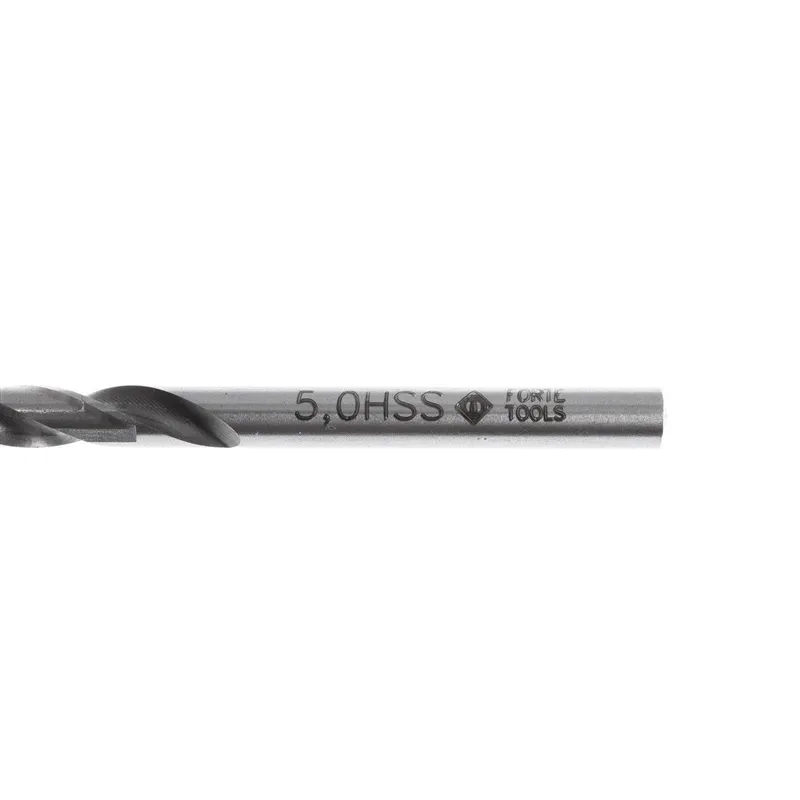 Puur Forte Tools, metall-teras-malmist, hss, sirge, 5 mm x 8.6 cm