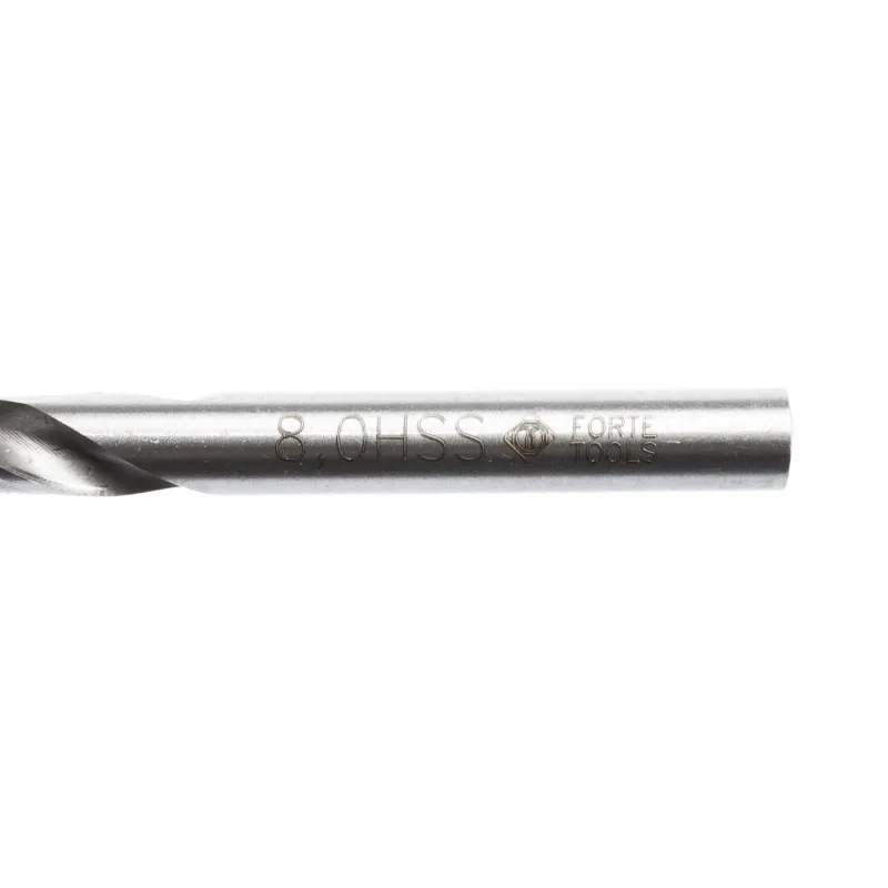Urbis Forte Tools, metāla-tērauds-čuguns, hss, taisne, 8 mm x 11.7 cm