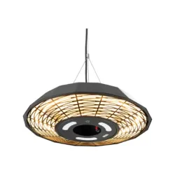 Инфракрасный обогреватель TunaBone TB2068C-01, 2 кВт, Черный цв.