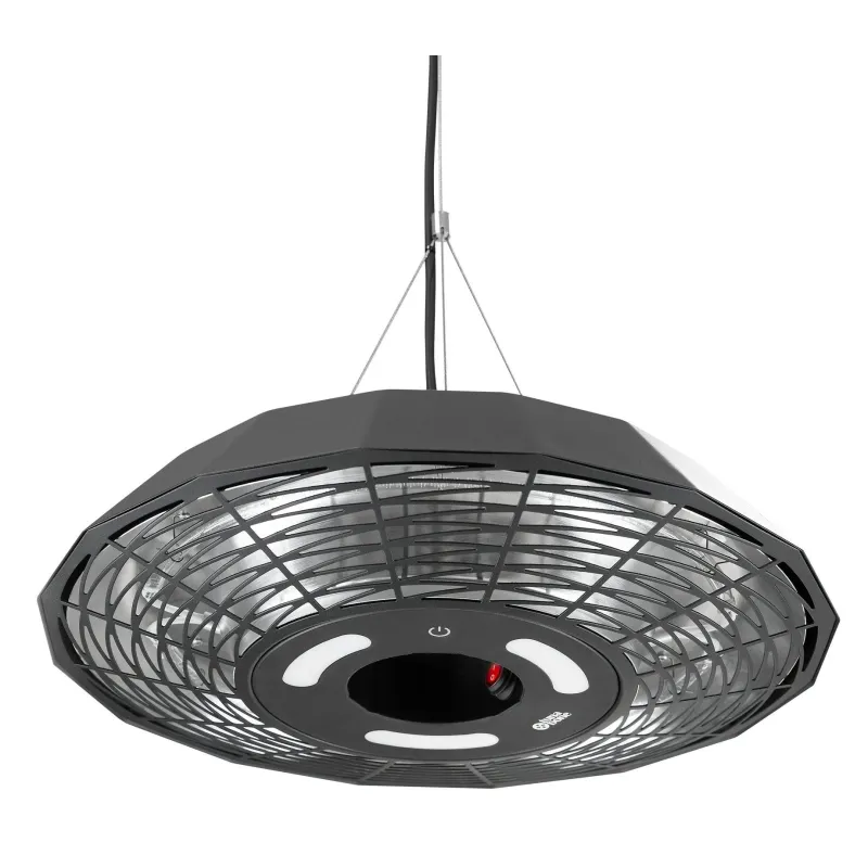 Infrasarkanais sildītājs TunaBone TB2068C-01, 2 kW, Melna krās.