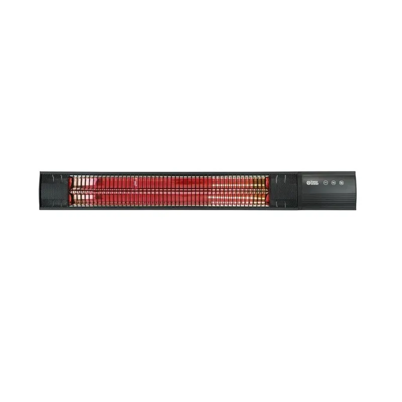 Infraraudonųjų spindulių šildytuvas TunaBone TB2580W-01, 2.5 kW, Juoda sp.