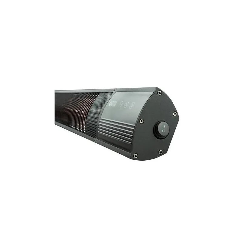 Infraraudonųjų spindulių šildytuvas TunaBone TB2580W-01, 2.5 kW, Juoda sp.