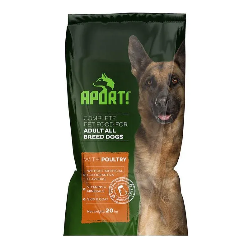 Sausā suņu barība Aport Adult, mājputnu gaļa, 20 kg