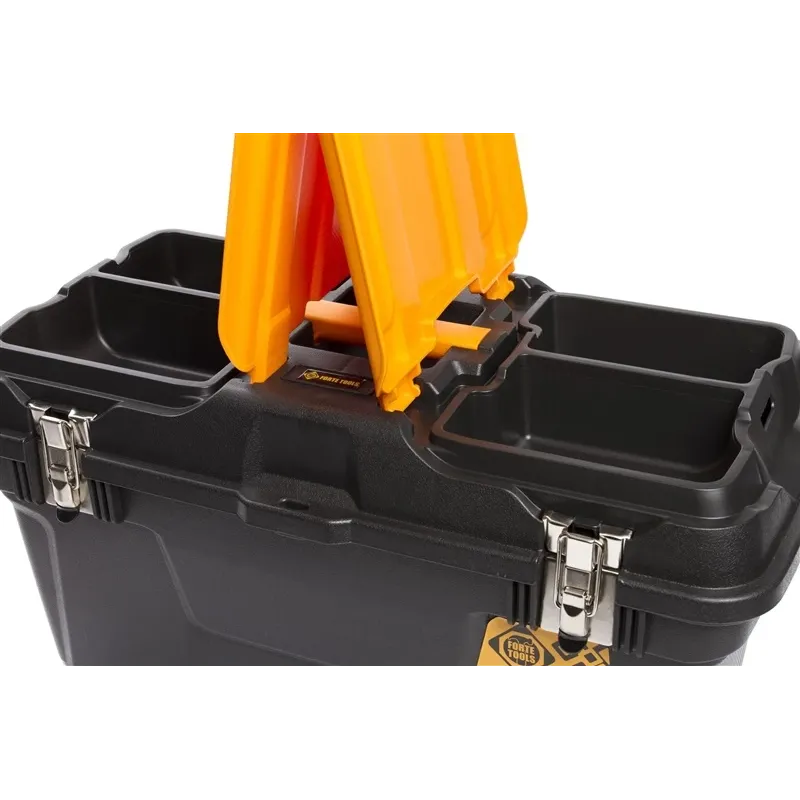 Tööriistakast Forte Tools MG-22, 58.2 cm x 23.4 cm x 31 cm, must v.-kollane v.
