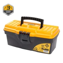 Ящик для инструментов Forte Tools C.S-13, 32 см x 13.6 см x 16.5 см, черный цв.-желтый цв.