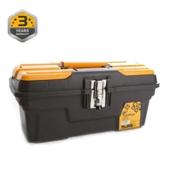 Tööriistakast Forte Tools MG-16, 43.4 cm x 19.4 cm x 23.9 cm, must v.-kollane v.