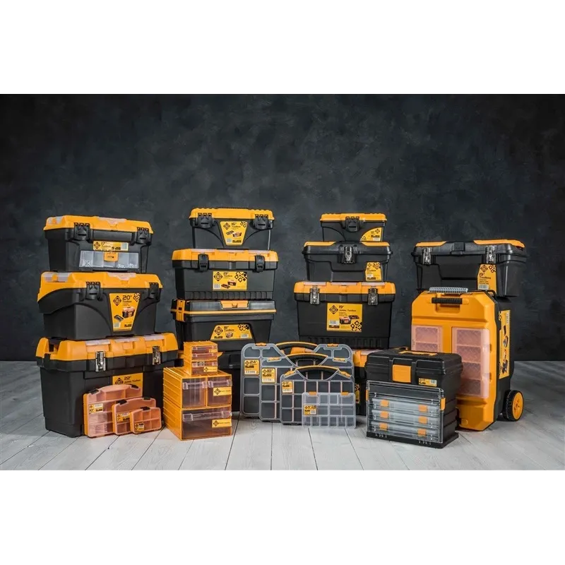 Instrumentu kaste Forte Tools K-56, 30.2 cm x 21.2 cm x 12.6 cm, daudzkrāsaina