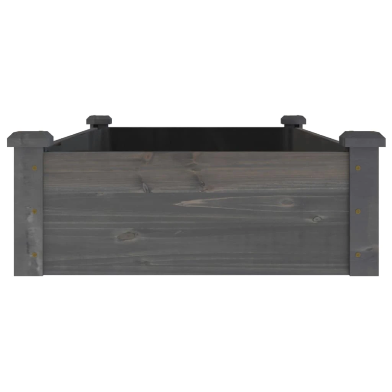 vidaXL augstā puķu kaste ar ieliktni, 120x60x25 cm, egles masīvkoks