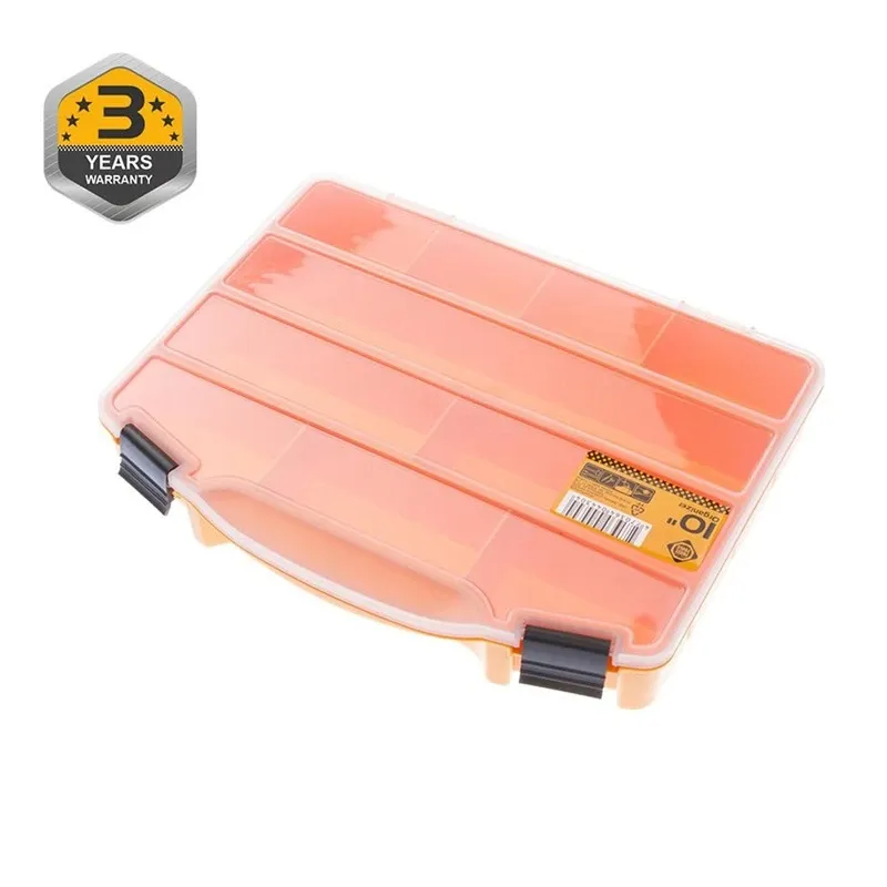 Instrumentu kaste Forte Tools ORG-10, 25.1 cm x 20 cm x 4.4 cm, daudzkrāsaina