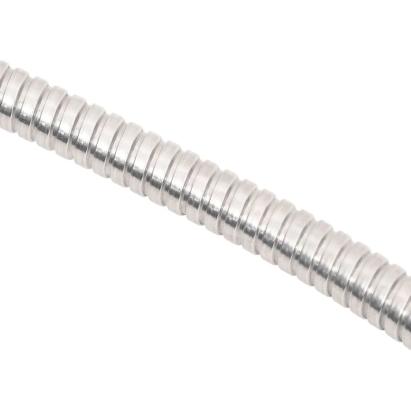 vidaXL dārza šļūtene ar izsmidzināšanas uzgali, sudrabaina, 0,6", 15 m