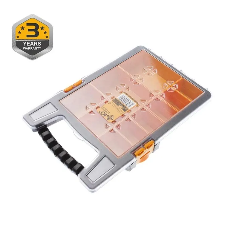 Instrumentu kaste Forte Tools K-ORG-10, 23.7 cm x 5.6 cm x 35.7 cm, daudzkrāsaina