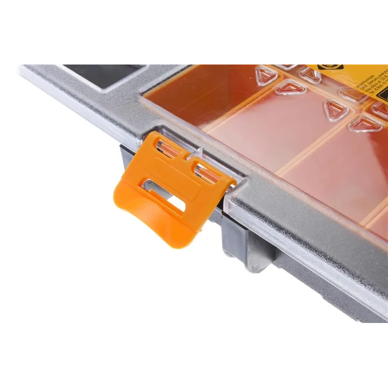 Instrumentu kaste Forte Tools K-ORG-10, 23.7 cm x 5.6 cm x 35.7 cm, daudzkrāsaina