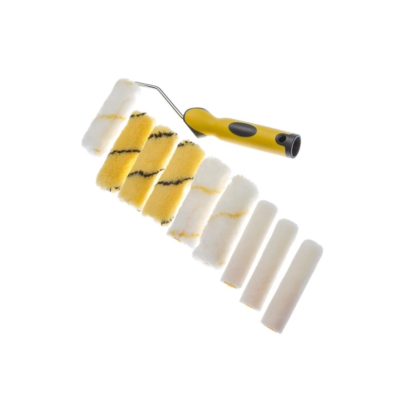 Rulļu kompl. 9 vien. ar rokt. 10cm forte