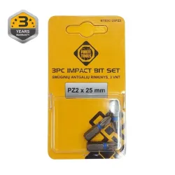 Löökkruvikeeraja otsikud Forte Tools BT03C, PZ2, 25 mm