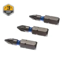 Löökkruvikeeraja otsikud Forte Tools BT03C, PZ1, 25 mm